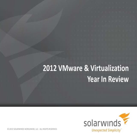 Virtualization – A Year in Review with Eric Siebert