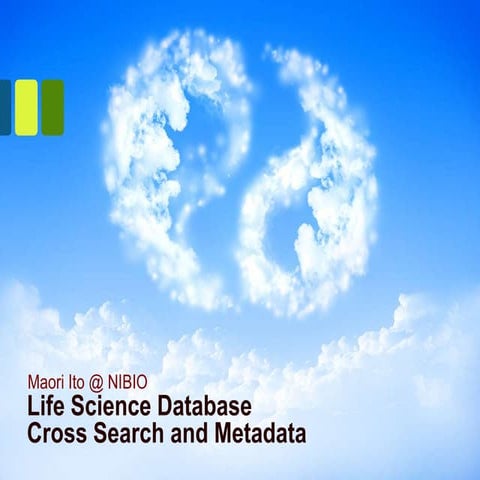 Life Science Database Cross Search and Metadata