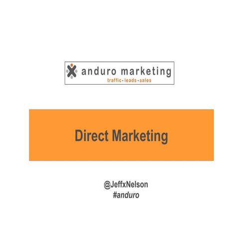 2013 02-25 - sait - direct marketing