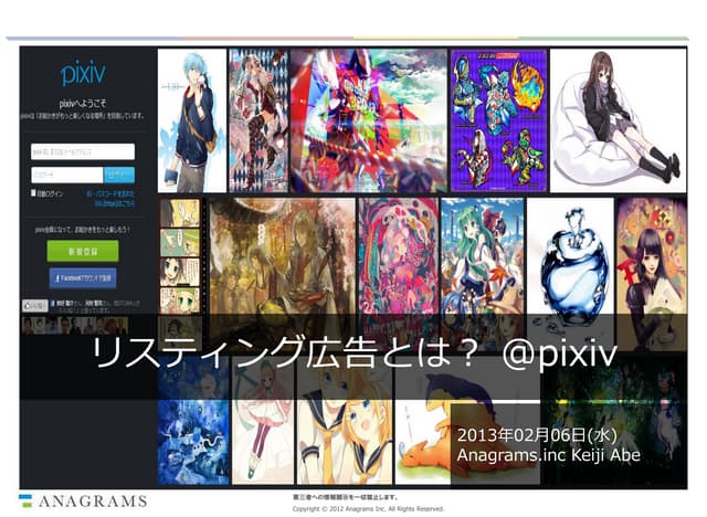 2013.0206 リスティング広告について @pixiv