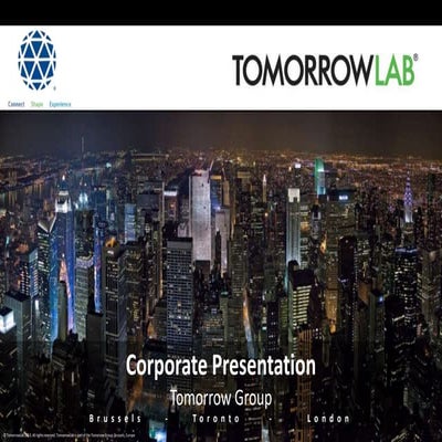 Tomorrow Group Presentation