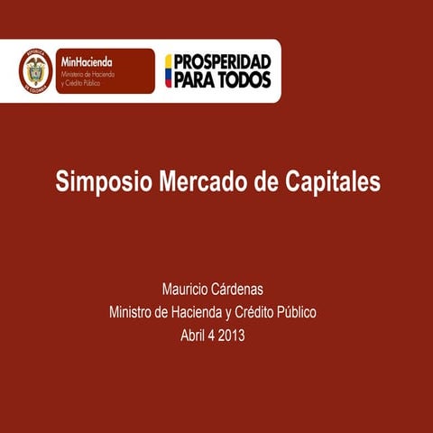 Presentación mercado de capitales medellín