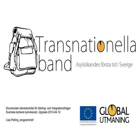 Ekumeniskt nätverksmöte 12 april - föredrag