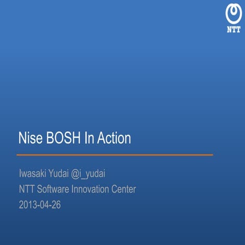 Nise BOSH in Action