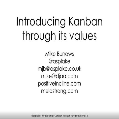 Introducing kanban through its values (#LKNA13)