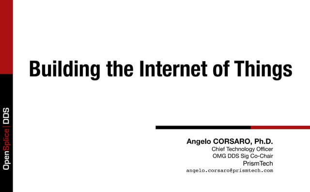 Building the Internet of Things