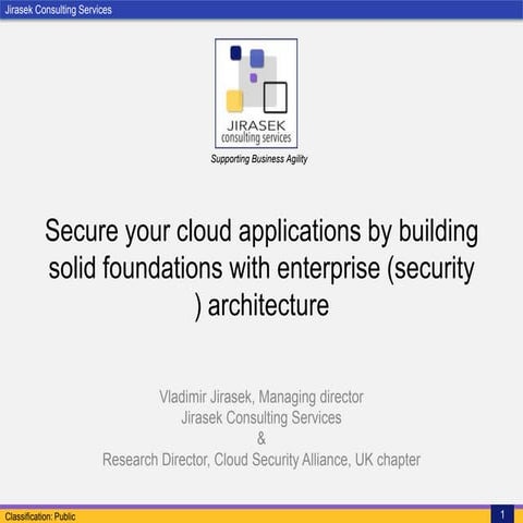 Secure your cloud applications by building solid foundations with enterprise ...