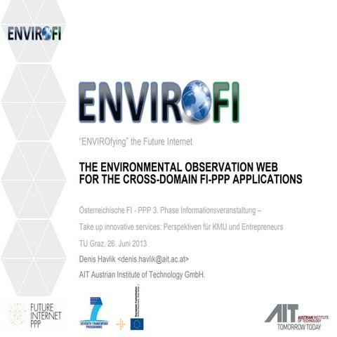 ENVIROFI for cross domain FI-PPP applications