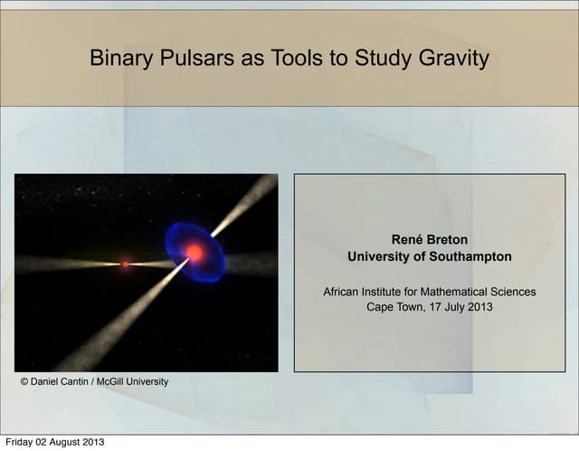 Binary pulsars as tools to study gravity