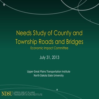 Needs Study of County and Township ...