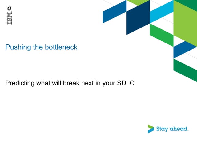 Pushing the Bottleneck: Predicting and Addressing the Next, Next Thing
