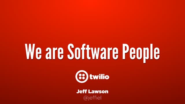 Why All Industries will be Software...