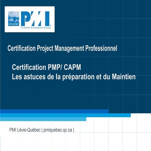 2013-09-17 Constant Adonis Devenir PMP | PDF