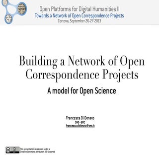 Building a Network of Open Correspo...