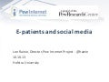 E-patients and their hunt for health information