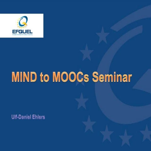 MOOCs - How to use them in post secondary education.