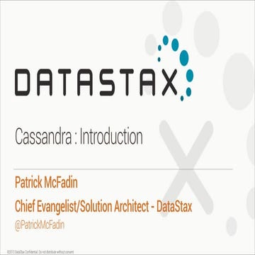 Cassandra 2.0 (Introduction)