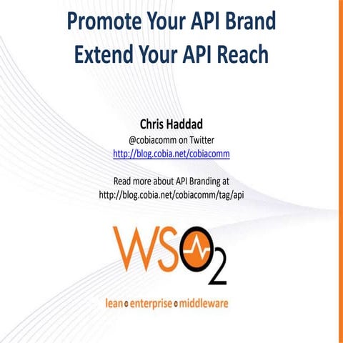 Promote Your API Brand and Extend Your API Reach