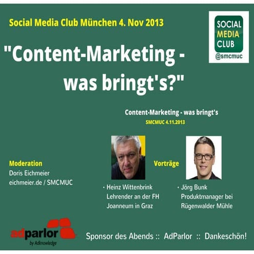 SMCMUC Content-Marketing November 2013