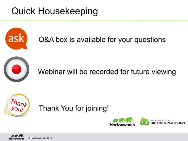 Apache Hadoop on the Open Cloud