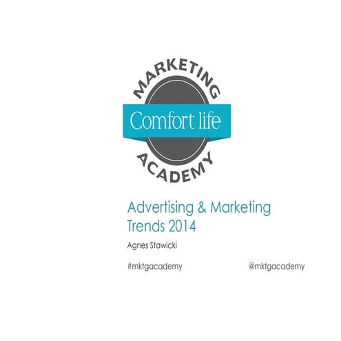 Advertising & Marketing Trends 2014 | Marketing Retirement Communities and Se...