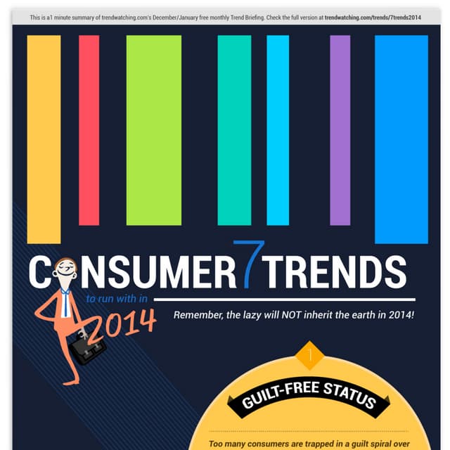 trendwatching.com’s infographic 7 CONSUMER TRENDS TO RUN WITH IN 2014