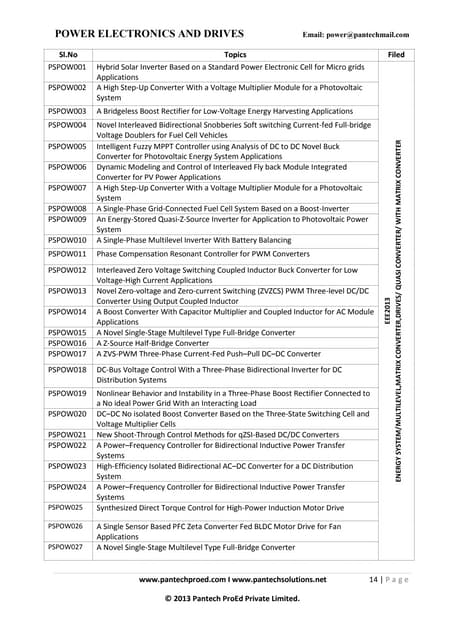 IEEE 2012 Embedded_project_titles_2012-13-final | PDF