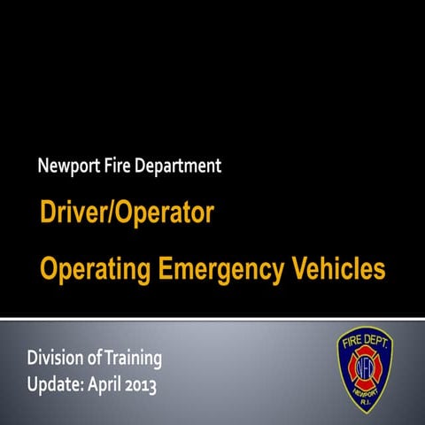 2013.05.02   NFD Driver training introduction