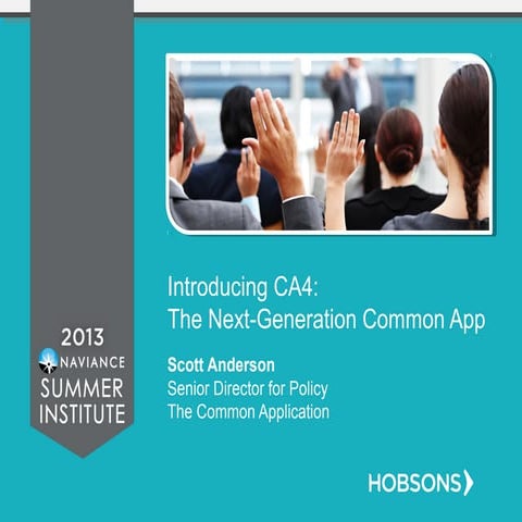 Introducing CA4: The Next-Generation Common App