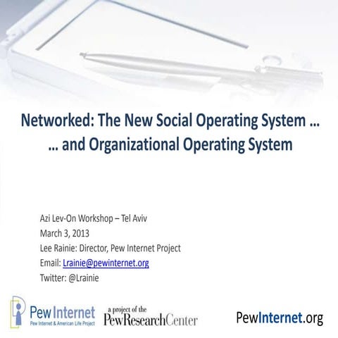 Networked -Workshop tel aviv