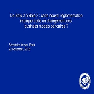 De Bâle II à Bâle III : cette nouve...