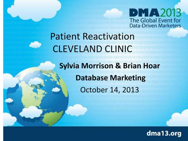 Patient Reactivation CLEVELAND CLINIC PPSX Patient Reactivation CLEVELAND CLINIC PPSX