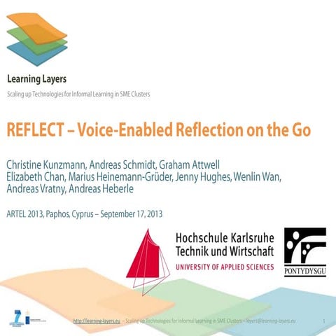 REFLECT - Voice-Enabled Reflection on the Go