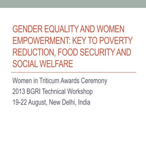 Gender inclusivity in development | PPTX