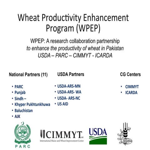 Wheat Productivity Enhancement Program (WPEP)