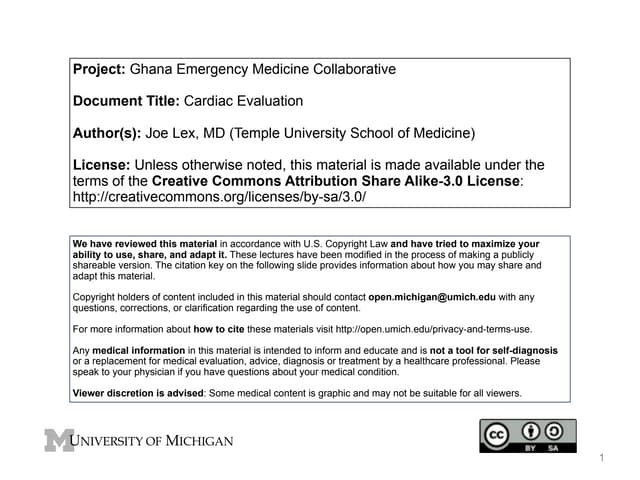 GEMC- Cardiac Evalutation- Resident Training