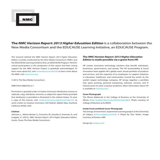 Games & gamification: 2013 Horizon HE