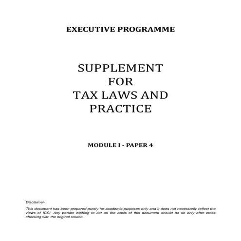 2013 suplement - tax laws and practice (1)