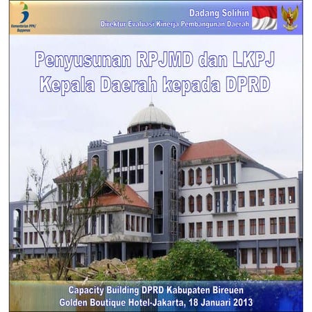 Penyusunan RPJMD dan LKPJ Kepala Daerah kepada DPRD 