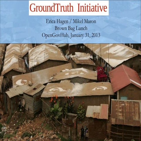 OpenGovHub GroundTruth presentation