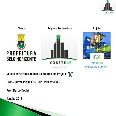 Projeto Porto Social Prado Lopes