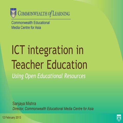 ICT integration in Teacher Education: Using Open Educational Resources