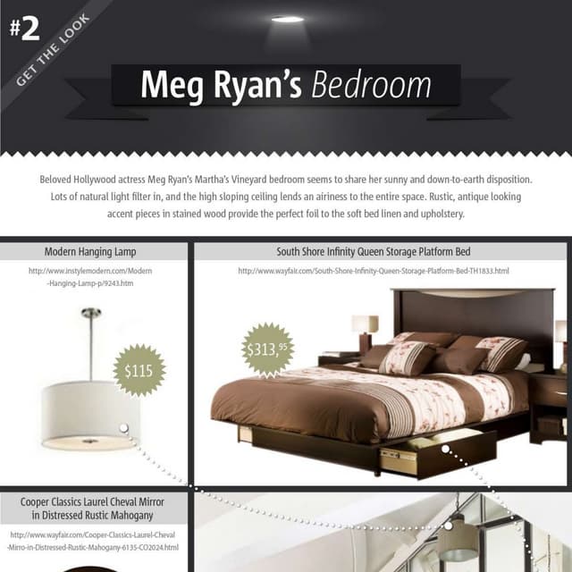 Meg Ryan's Bedroom