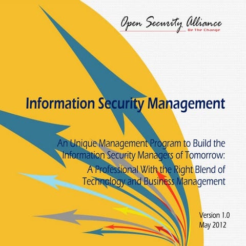 Information Security Management Education Program - Concept Document 