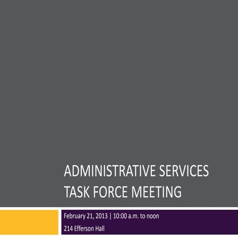 Technology Task Force Meeting | PPTX