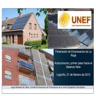 Análisis DAFO autoconsumo España Fe...