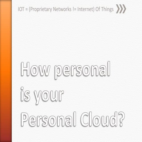 20130226 How Personal Is Your Cloud?