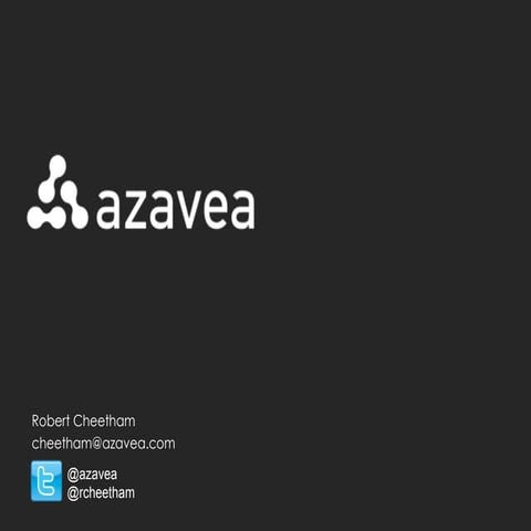 Fed Geo Day 2013 - Azavea Intro 