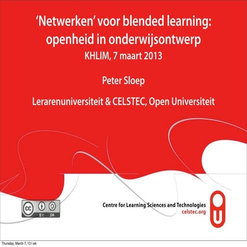 20130307 OpenHogeschool