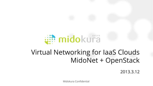 20130312 OpenStack Day Tokyo プレゼン資料